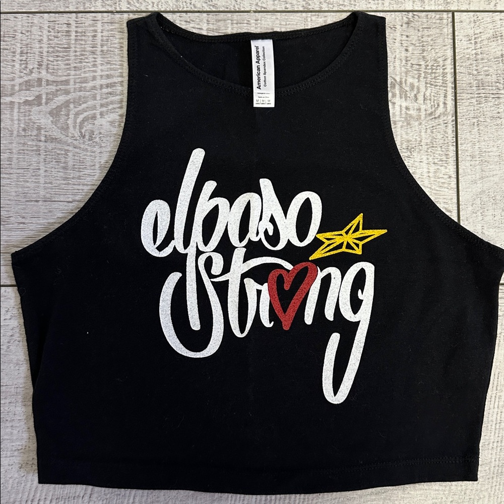 American Apparel sleeveless crop top